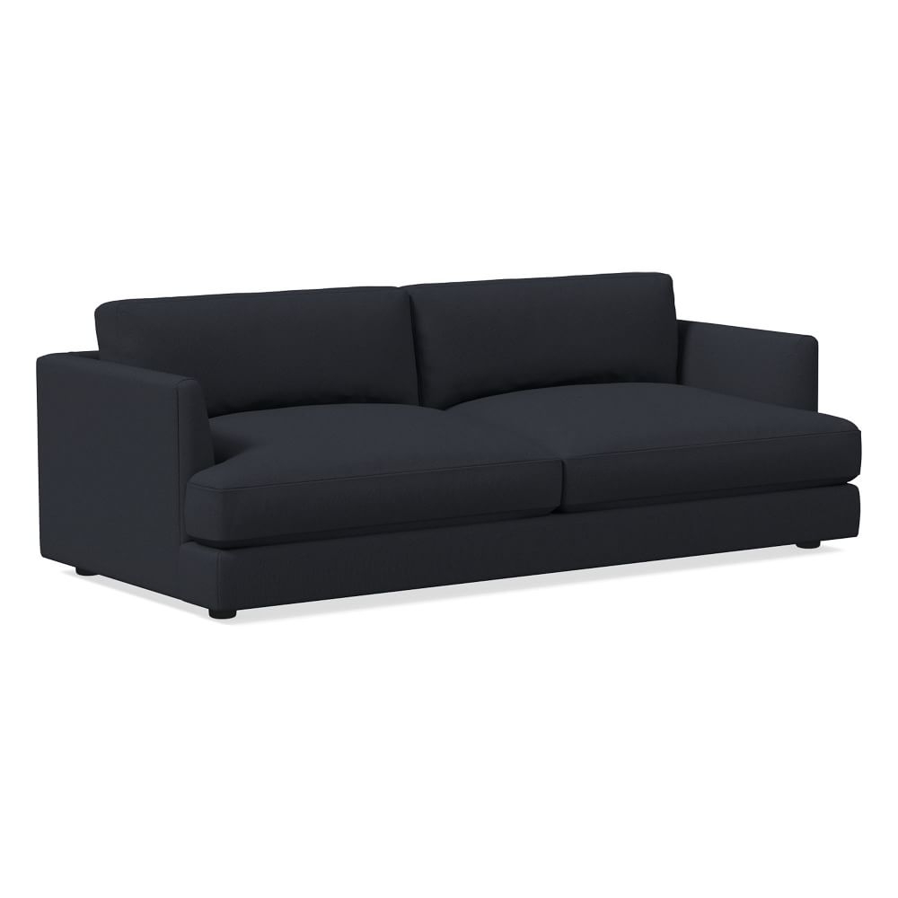 Haven 84" Multi-Seat Sofa, Standard Depth, Performance Washed Canvas, Midnight - Image 0