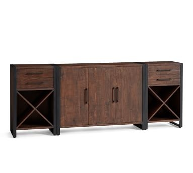 Griffin Reclaimed Wood Buffet &amp; Wine Console Set, Reclaimed Pine - Image 3