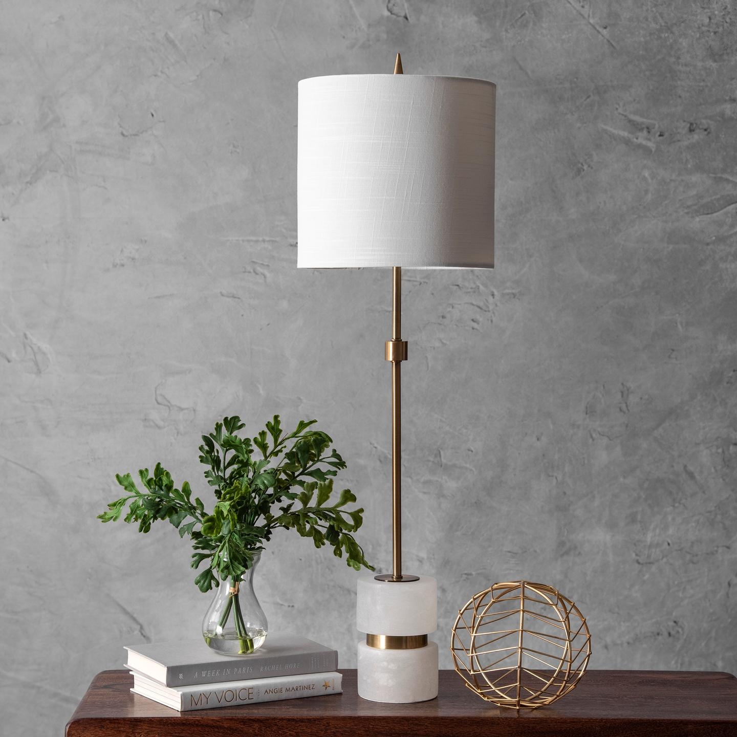 Charlotte 31"  Marble Table Lamp - Image 0