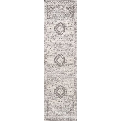 Droitwich Oriental Gray/Cream Area Rug - Image 1