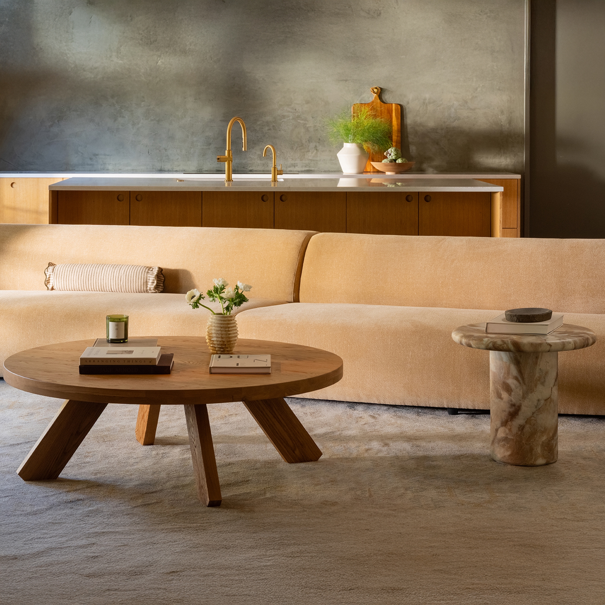 Frida Outdoor Side Table Brown - Image 4