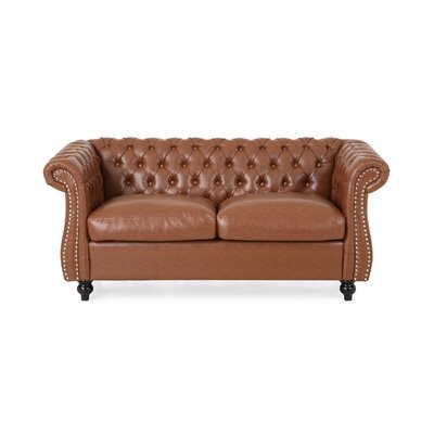 Chesterfield 61.75'' Rolled Arm Loveseat - Image 0