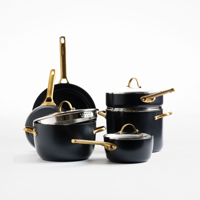 GreenPan ™ Reserve Black 10-Piece Ceramic Non-Stick Cookware Set - Image 0