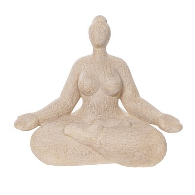 Sucasana Female Yoga Sculpture - Image 0