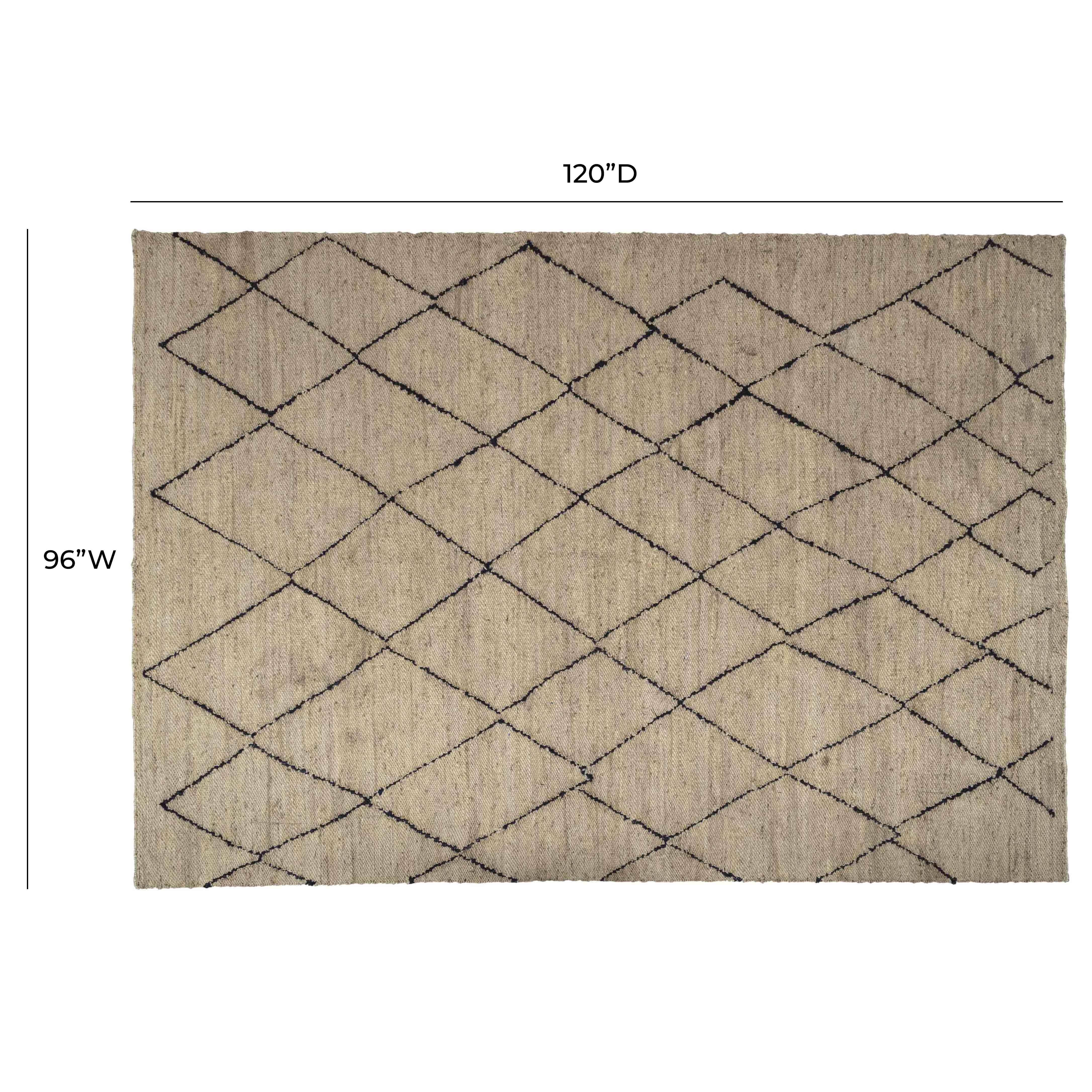 Crosshatch Natural 8' x 10' Area Rug - Image 4