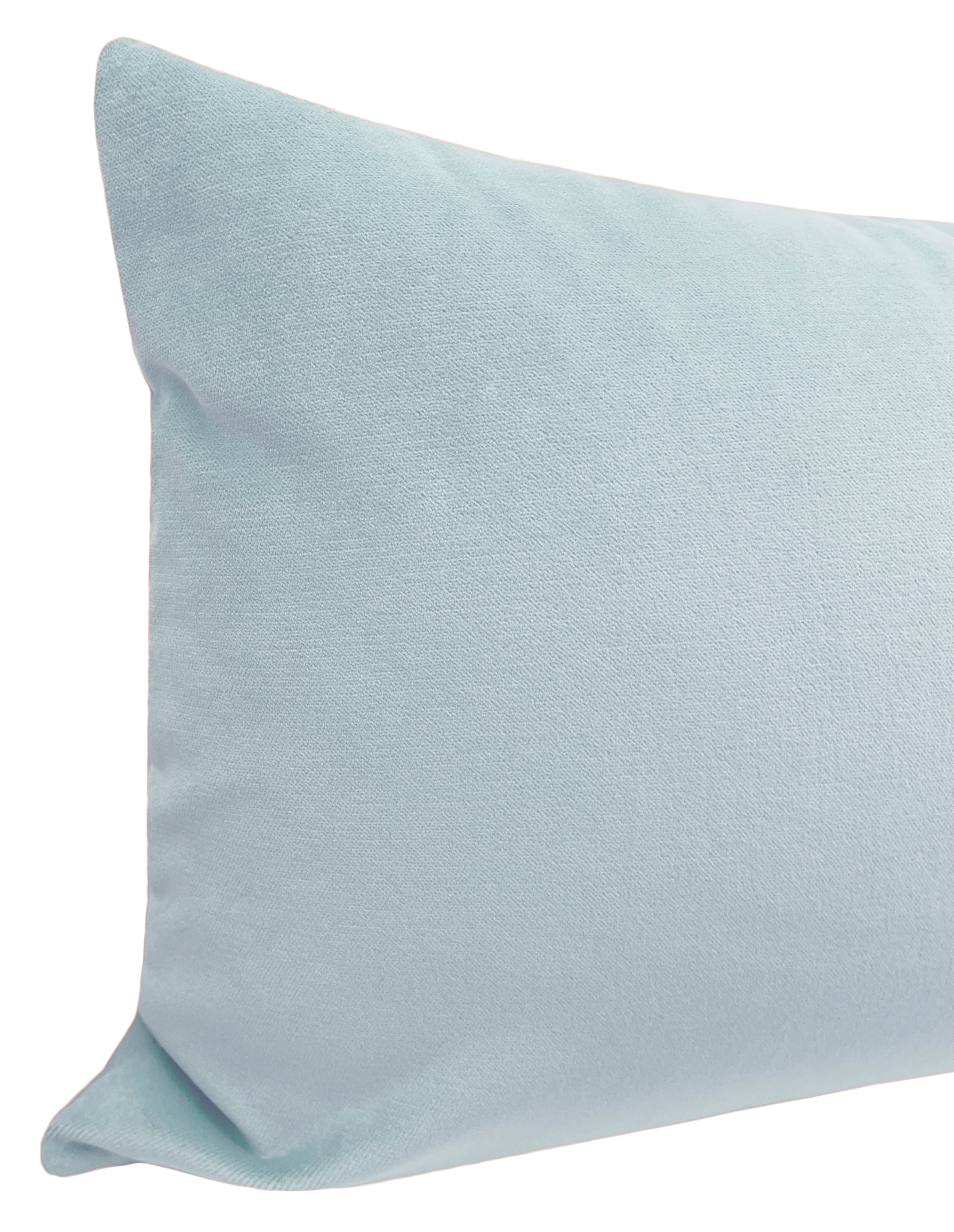 THE XL LUMBAR :: SOCIETY VELVET // SOFT BLUE - BY THE YARD - Image 2