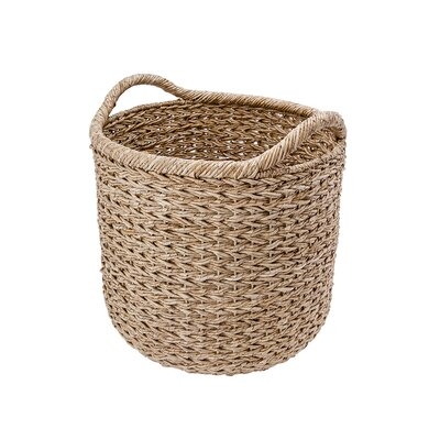 Decorative Braided Wicker Basket - Image 0