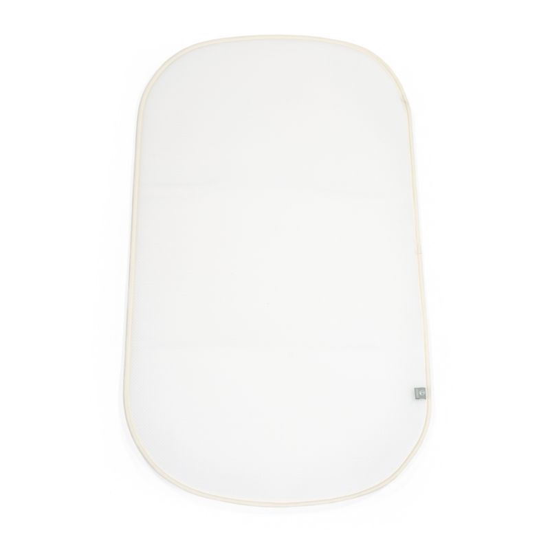 Stokke ® Snoozi ™ White Waterproof Bassinet Mattress Cover - Image 1