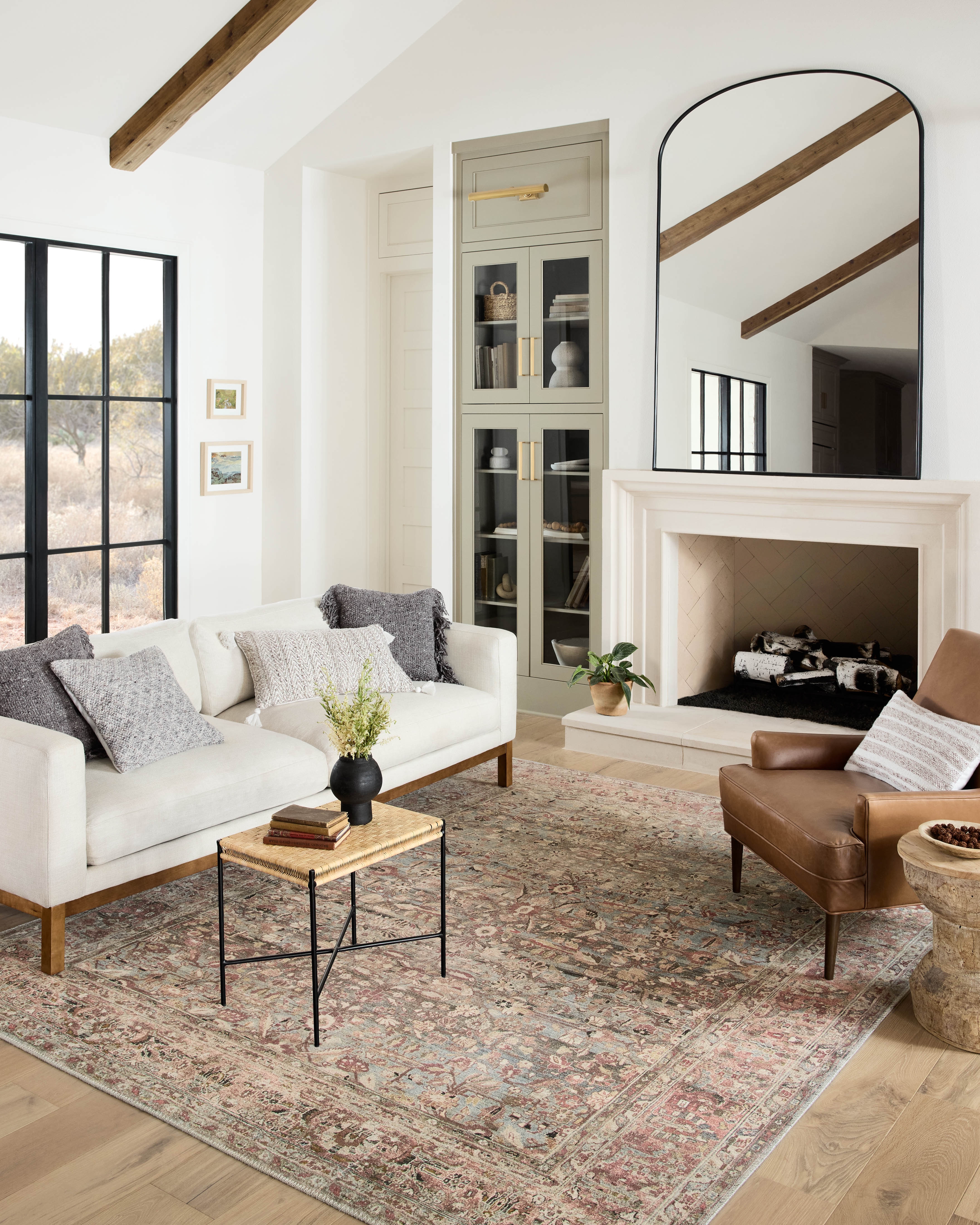 Loloi Adrian Ocean / Clay 2'-3" x 3'-9" - Image 1