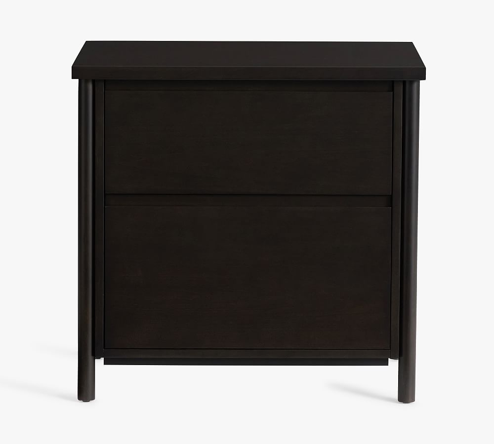 Bloomquist 31" 2-Drawer Lateral File Cabinet, Warm Black - Image 0