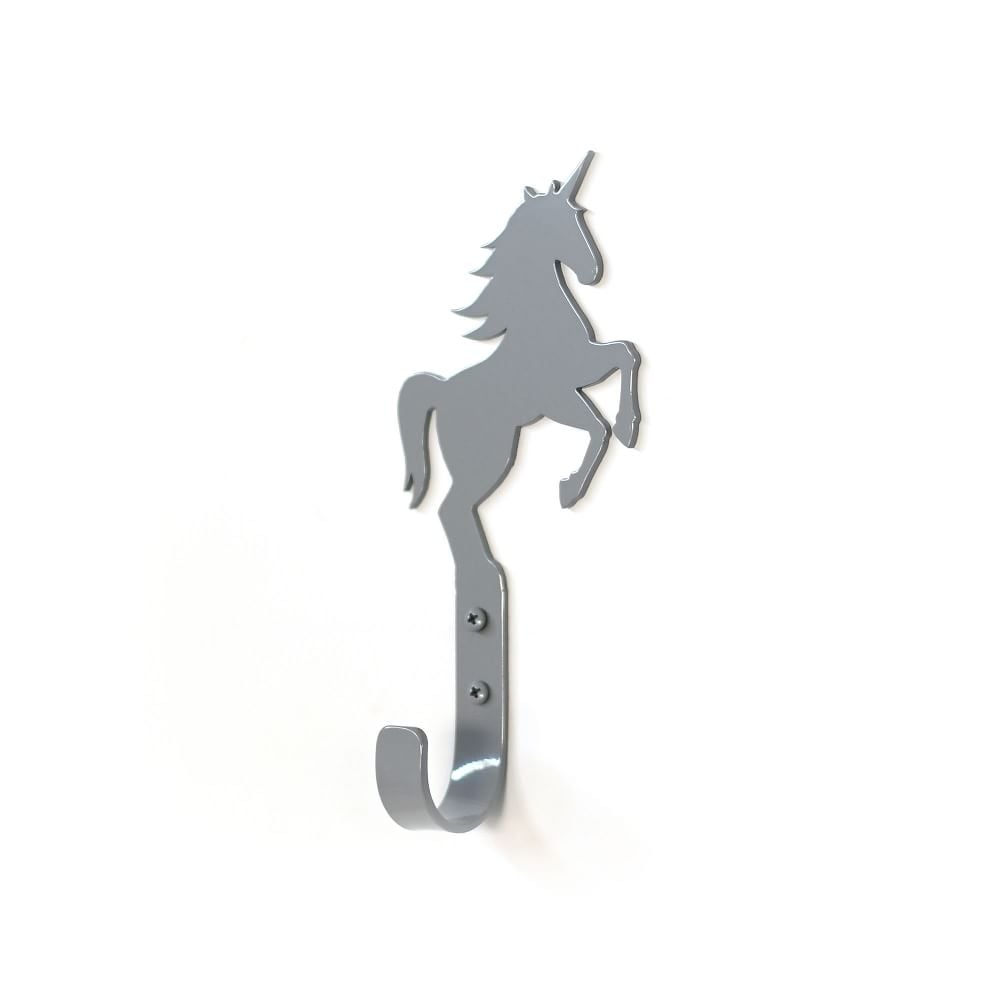Unicorn Wall Hook, Gray - Image 0