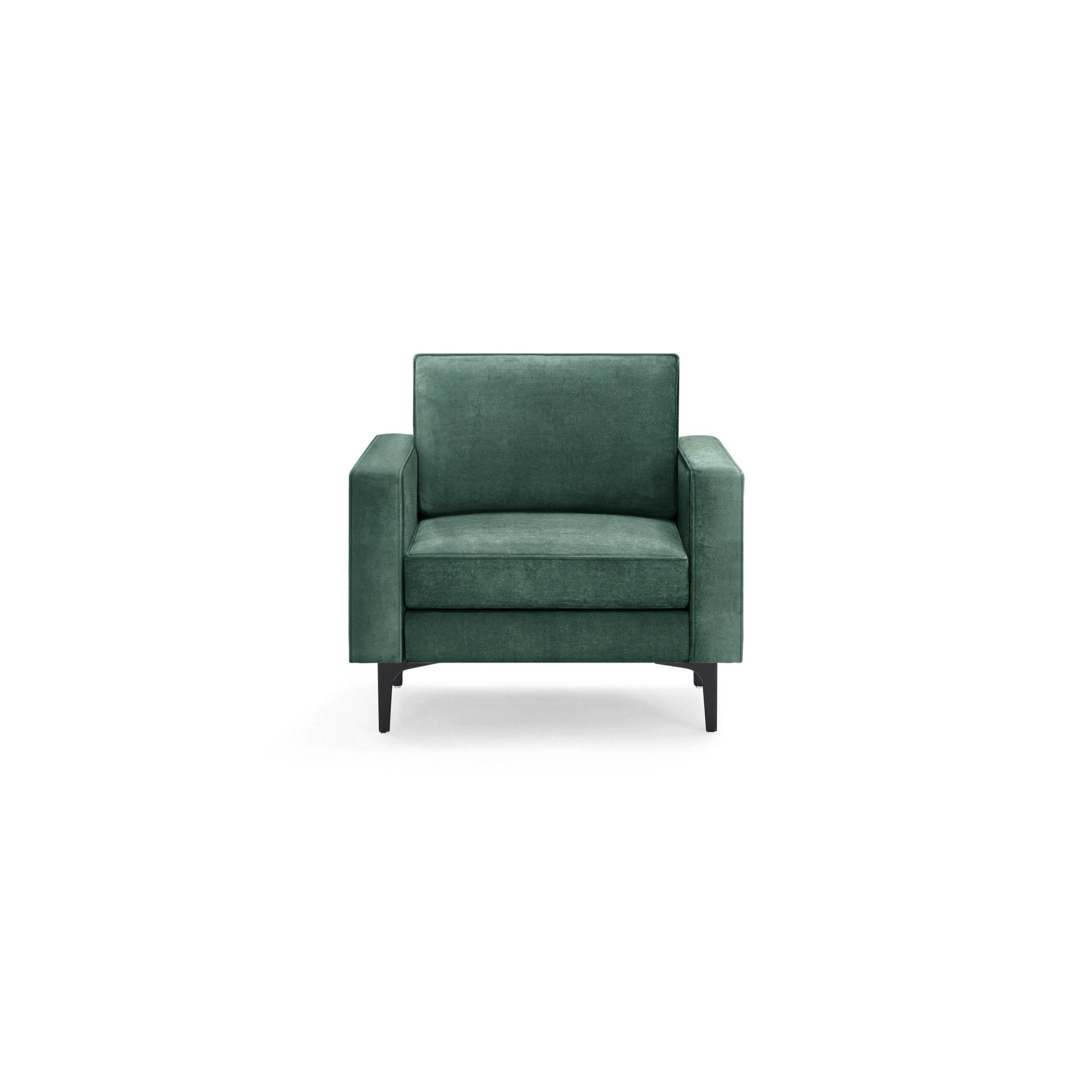 Nomad Velvet Armchair in Jade - Image 0
