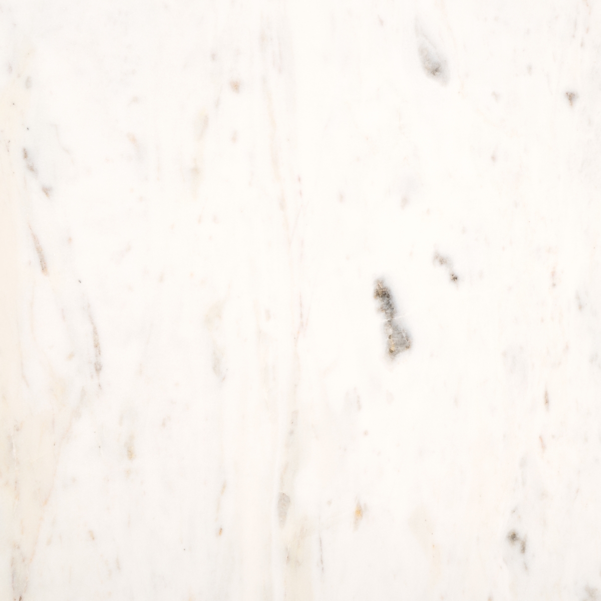 Cade Marble Side Table - White Marble / Black - Safavieh - Image 4