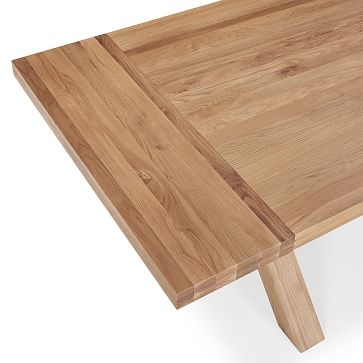 Cyler Dining Table, Expandable, 2 Extension Leaves, Oak, 87-110" - Image 3