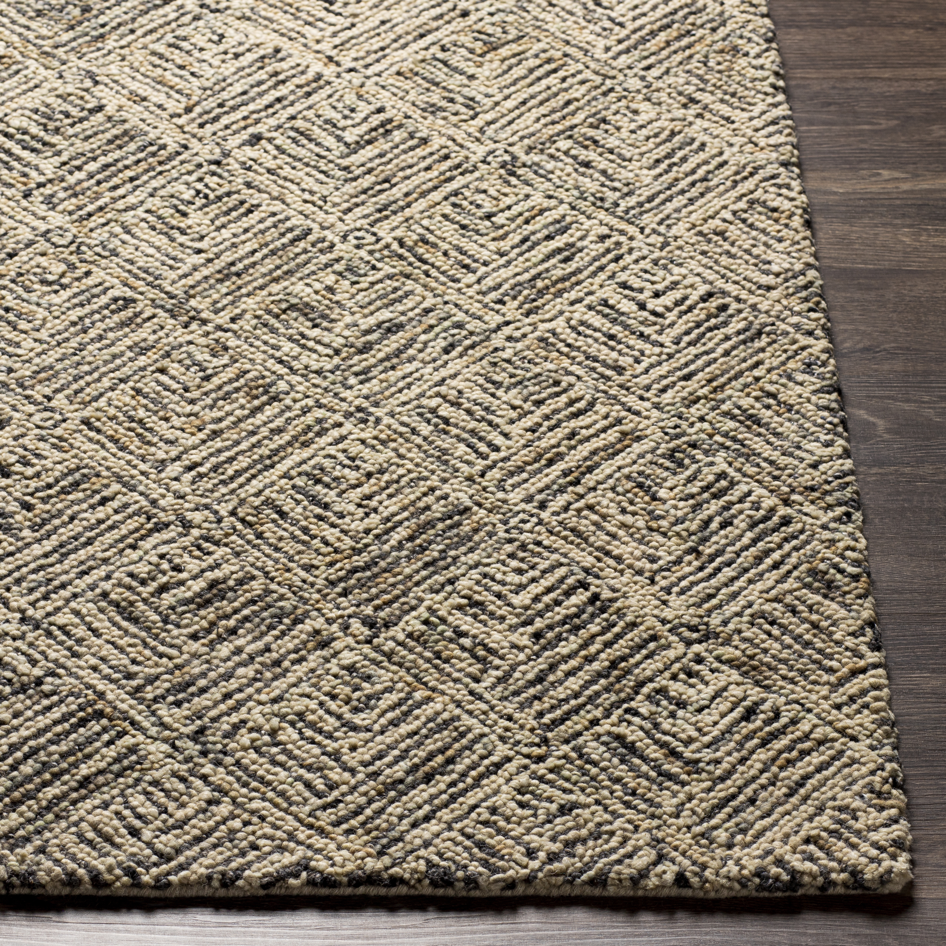 Buford Beige Indoor 9' x 12' Handmade Rug - Image 2