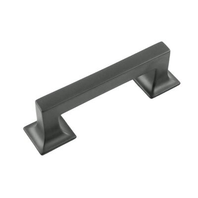 Studio Collection Pull 3 Inch Center To Center Matte Black Finish - Image 0