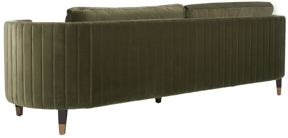 Winford Velvet Sofa - Giotto Dark Olive Green - Arlo Home - Image 5