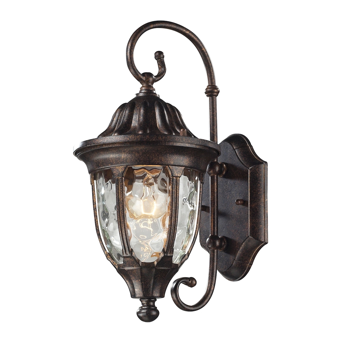 Glendale 14'' High 1-Light Outdoor Sconce - Regal Bronze - Image 0