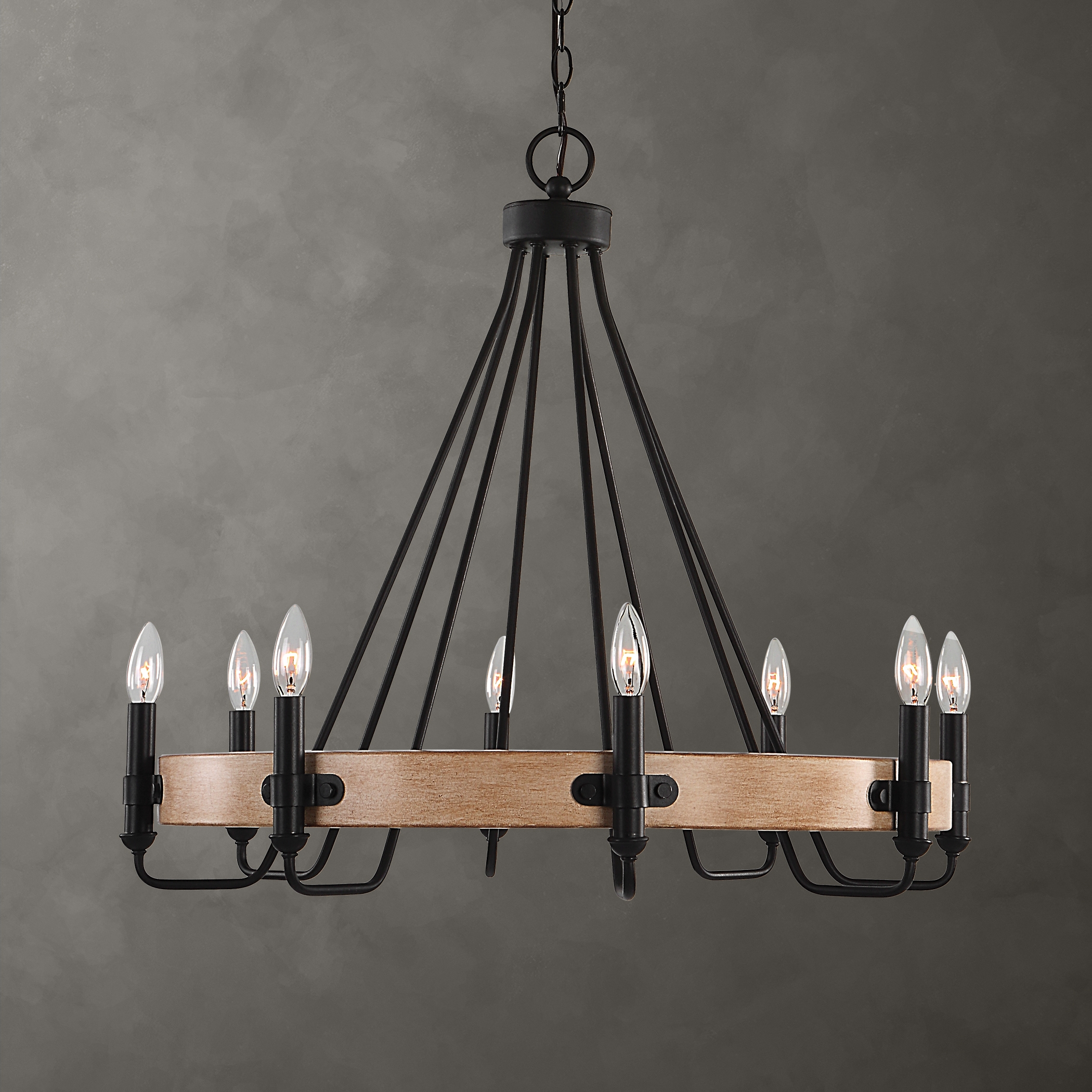 Deschutes 8 Light Farmhouse Chandelier - Image 0