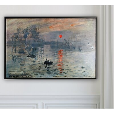 'Impression Sunrise' by Claude Monet Print - Image 0