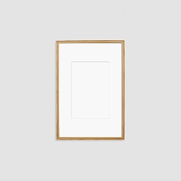 Simply Framed Gallery Frame, Antique Gold/Mat, 16"X20" - Image 2