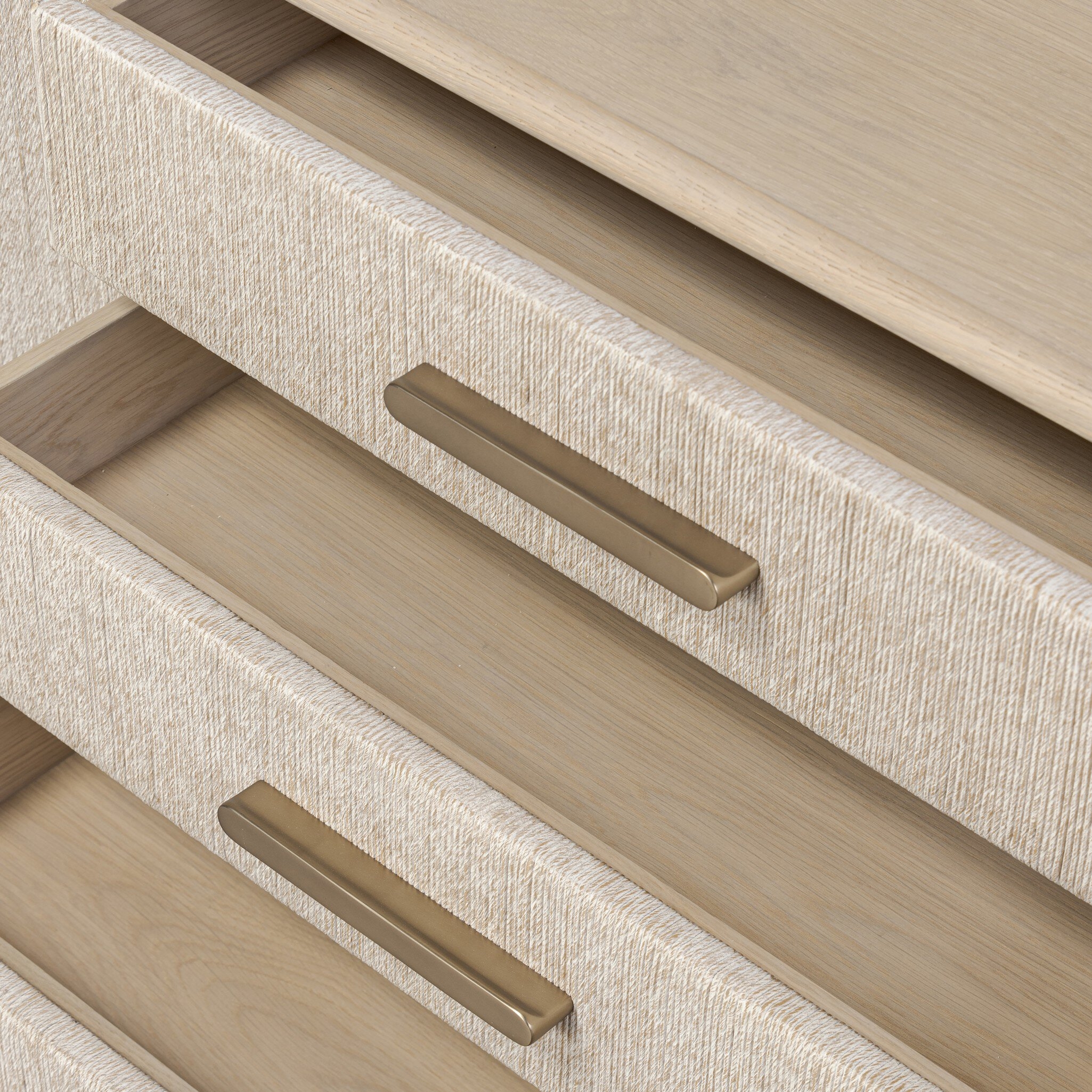 Rosenell Media Console - Natural Paper Cord - Image 13