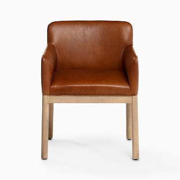 Hargrove Arm Chair, Saddle Leather, Dune - Image 2