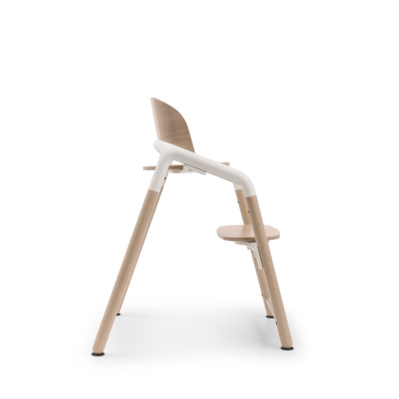 Bugaboo Giraffe White and Neutral Wood Baby High Chair Complete - Image 9