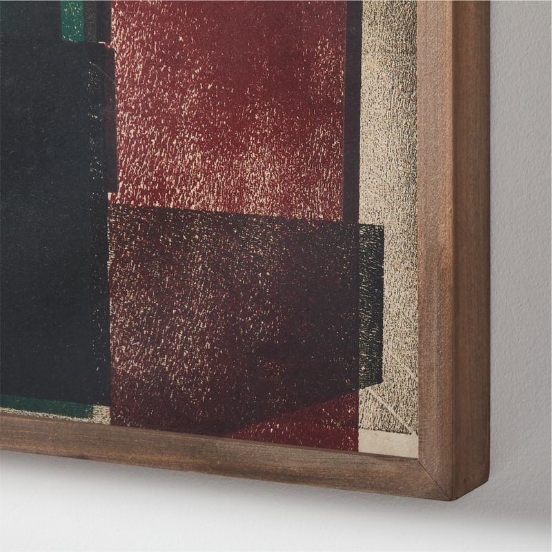 'Composition' Framed Reproduction by Hendrik Nicolaas Werkman 24"X36" - Image 2