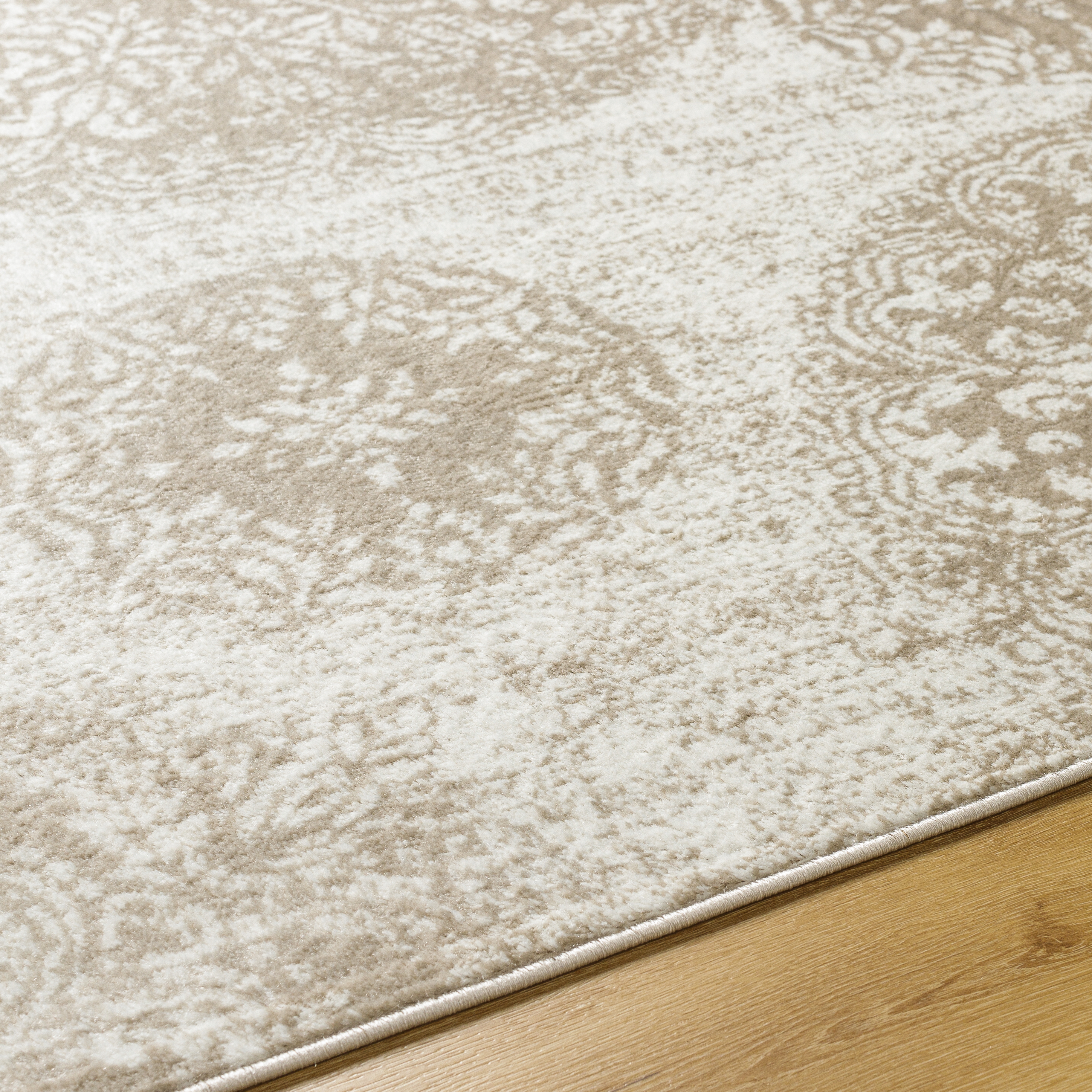 Monte Carlo Beige Indoor 8'10" x 12' Machine Woven Rug - Image 3