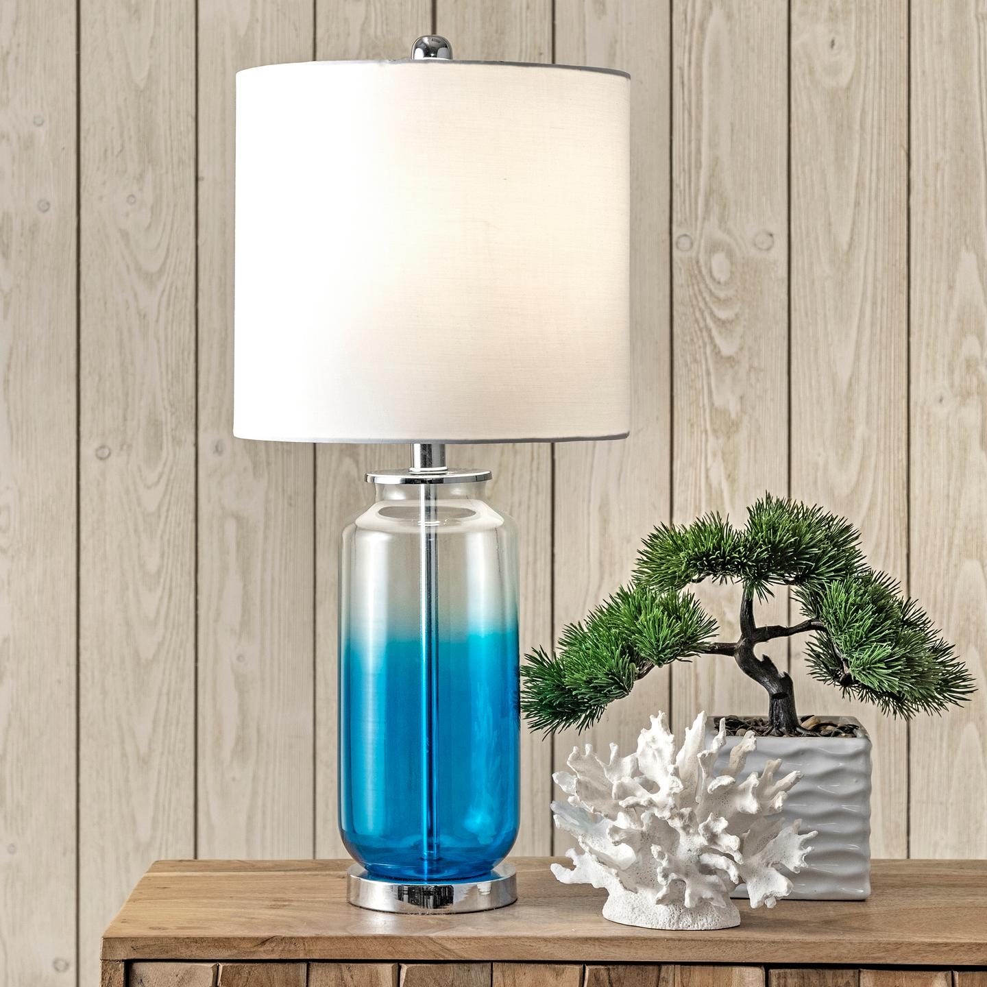 Sparks 25" Glass Table Lamp - Image 1