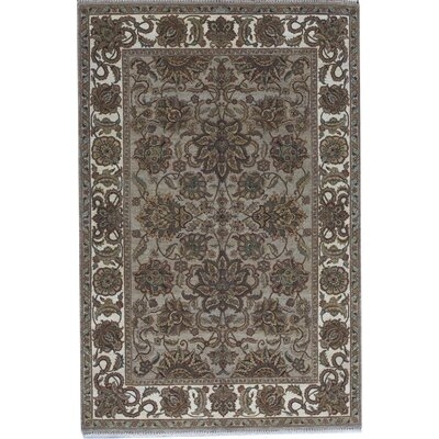 One-of-a-Kind Mountain King Hand-Knotted Brown 6'1" x 9'3" Wool Area Rug - Image 0