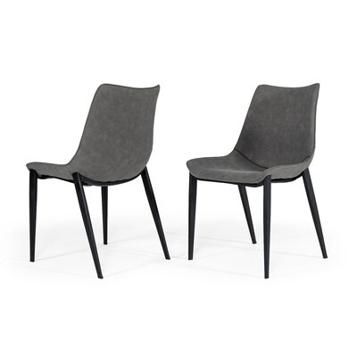 Scola Upholstered Side Chair in Gray - Image 0