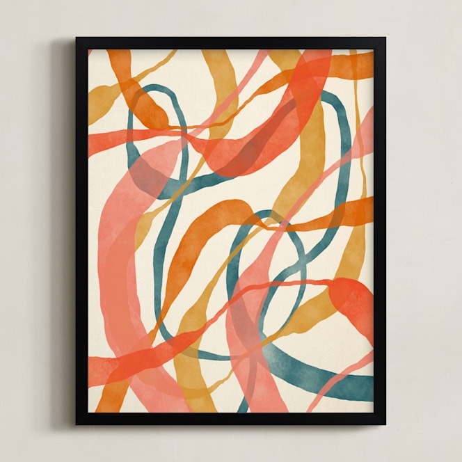 Orange Twist Limited Edition Fine Art Print 2 - Image 0