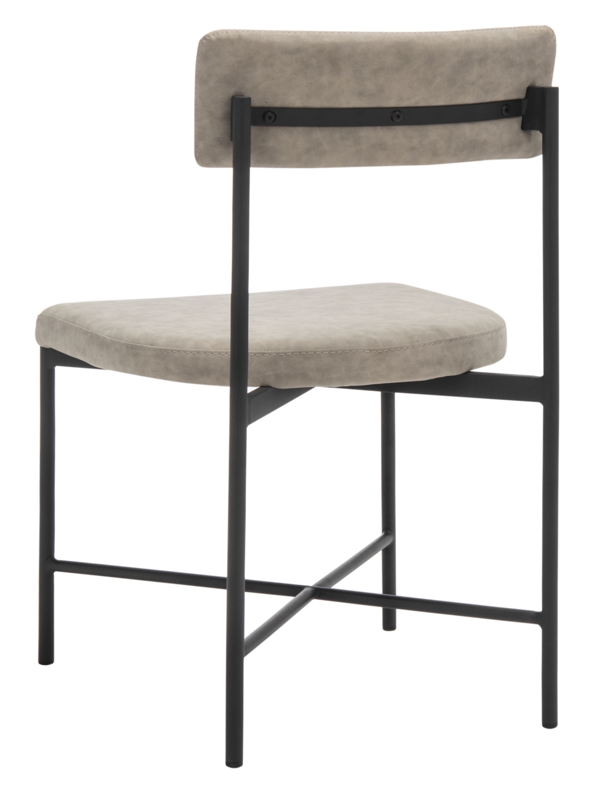 Archer Dining Chair - Light Grey / Black - Safavieh - Image 4