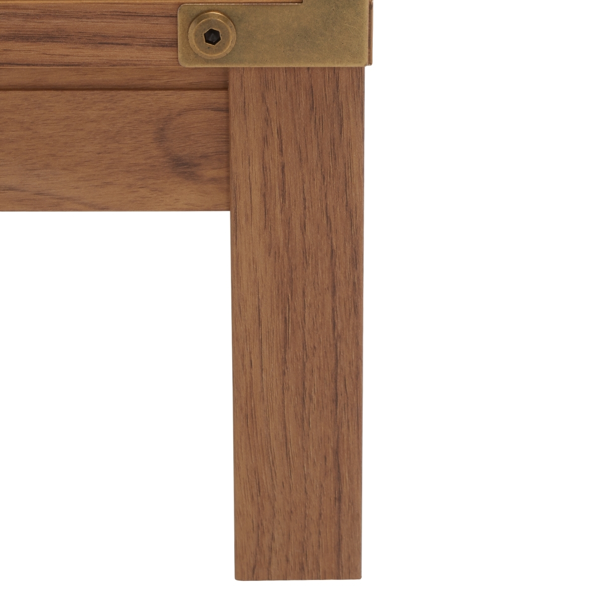 Galio 2 Drawer Nightstand - Oak / Gold - Safavieh - Image 3