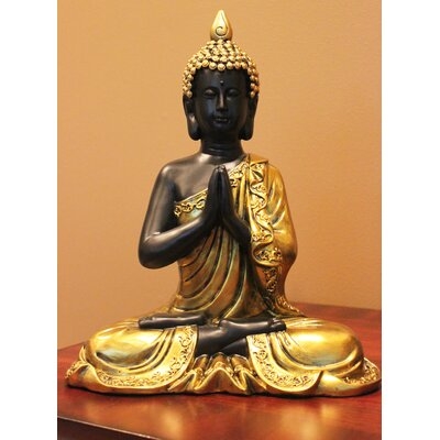 Siddell Praying Buddha Statue - Image 0