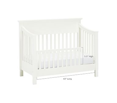 Larkin 4-in-1 Toddler Bed Conversion Kit, Soft Gray - Image 1