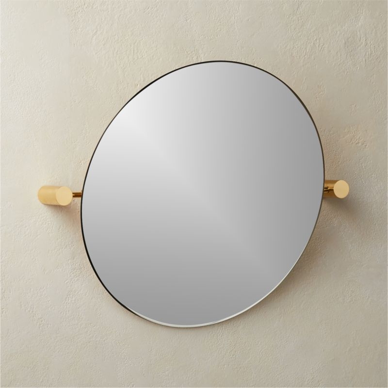 Tilt Round Bathroom Mirror 24" - Image 3