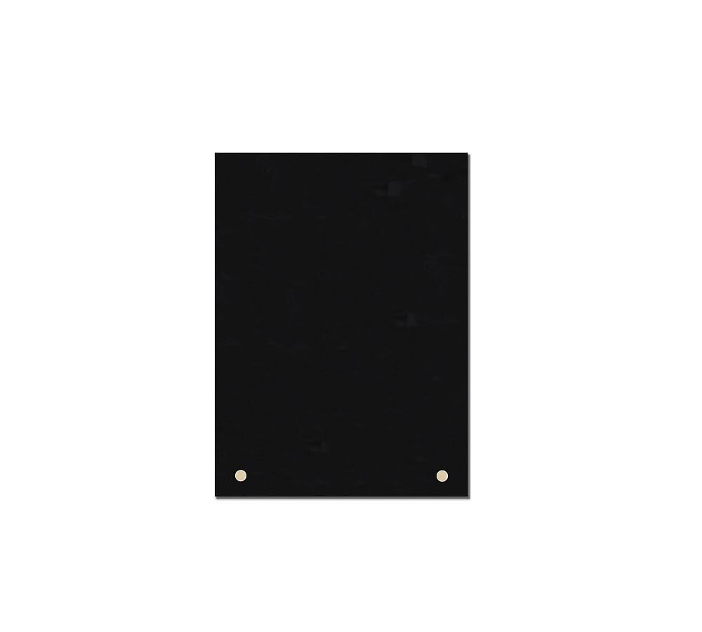 Glass Magnetic Dry Erase Board, Black, 8" x 10" - Image 0
