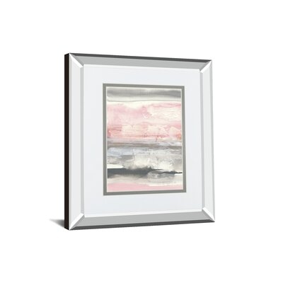CHARCOAL AND BLUSH II BY CHRIS PASCHKE (Mirror Framed) - Image 0