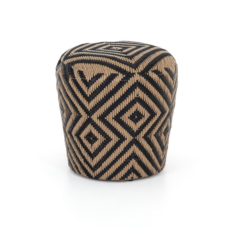 Four Hands Lucia Woven Outdoor Stool - Image 0