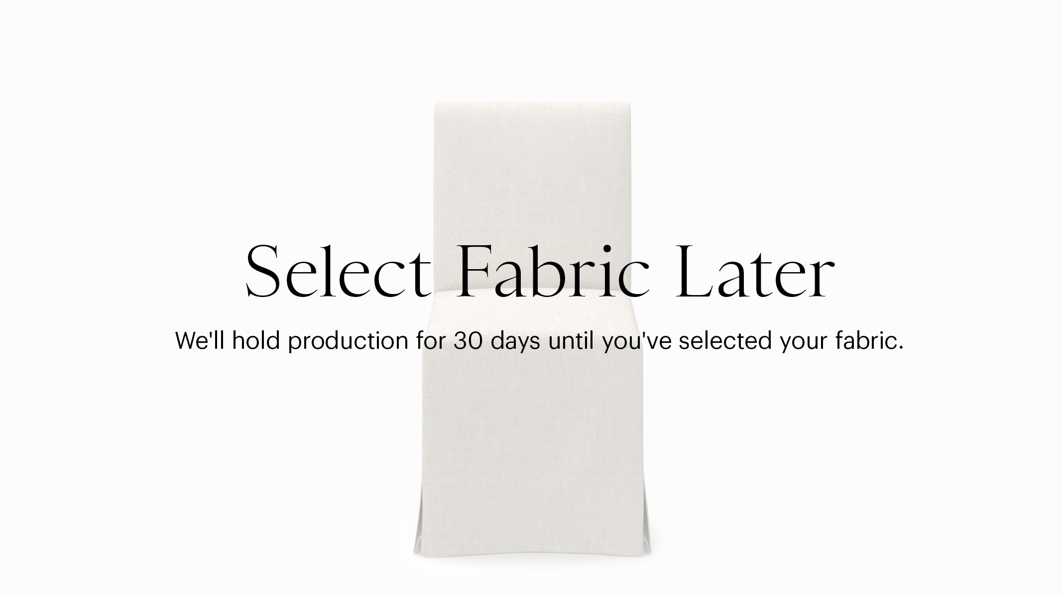 Slipcovered Signature Dining Chair, Buy Now, Decide Later - Image 0