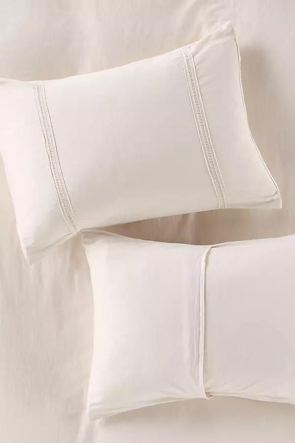 Willow Spa Sateen Shams, Set of 2 - Image 0