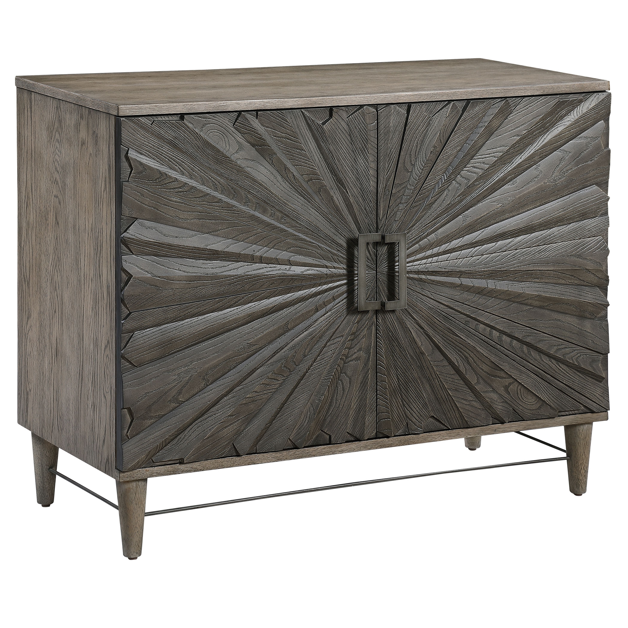 Shield Gray Oak 2 Door Cabinet - Image 2