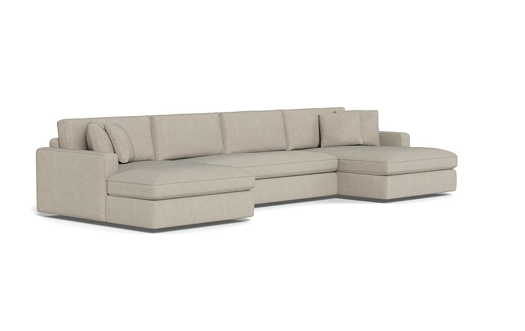 James 3-Piece 4-Seat U Chaise Sectional - Image 1