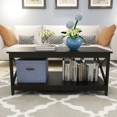 Coffee Table Oxford End Table-Black Color - Image 0