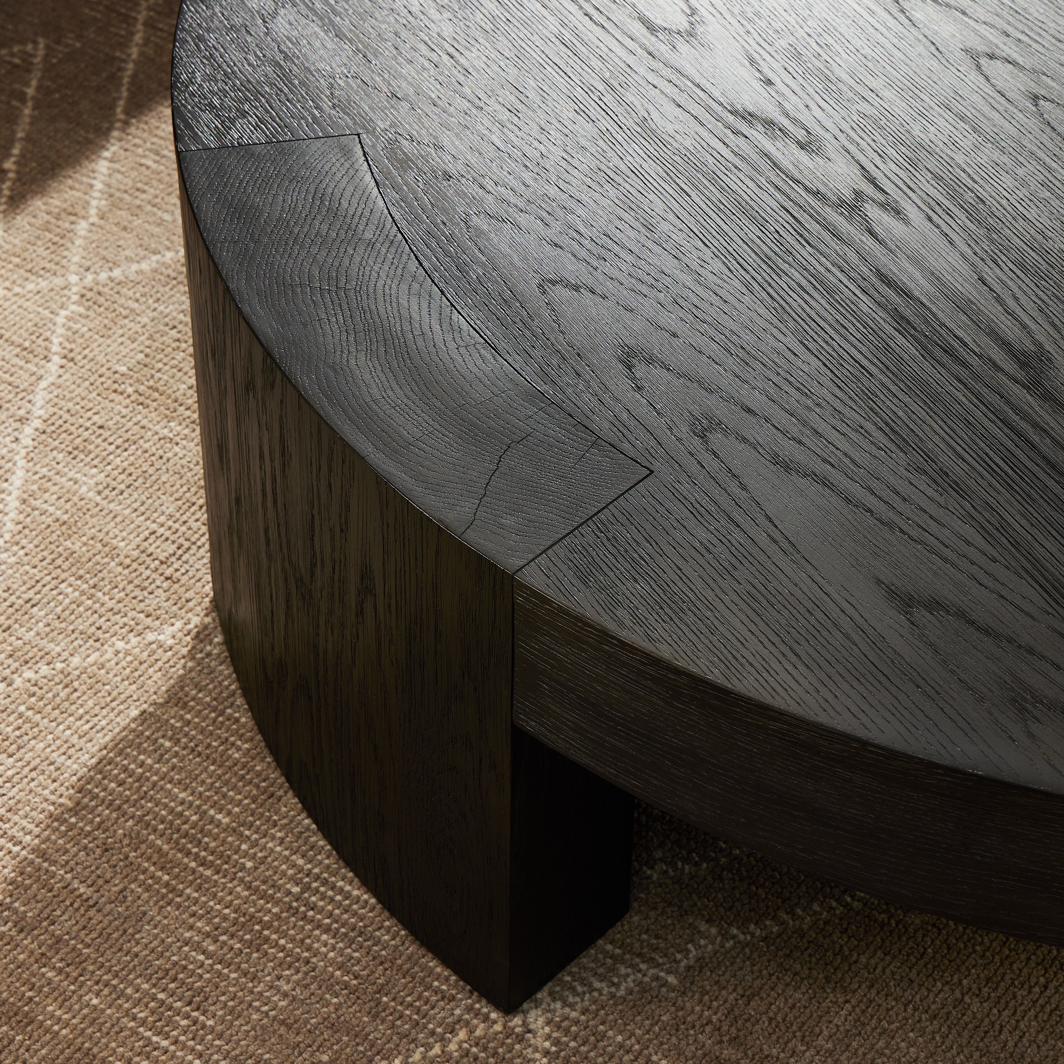 Sheffield Coffee Table - Charcoal Oak Veneer - Image 9
