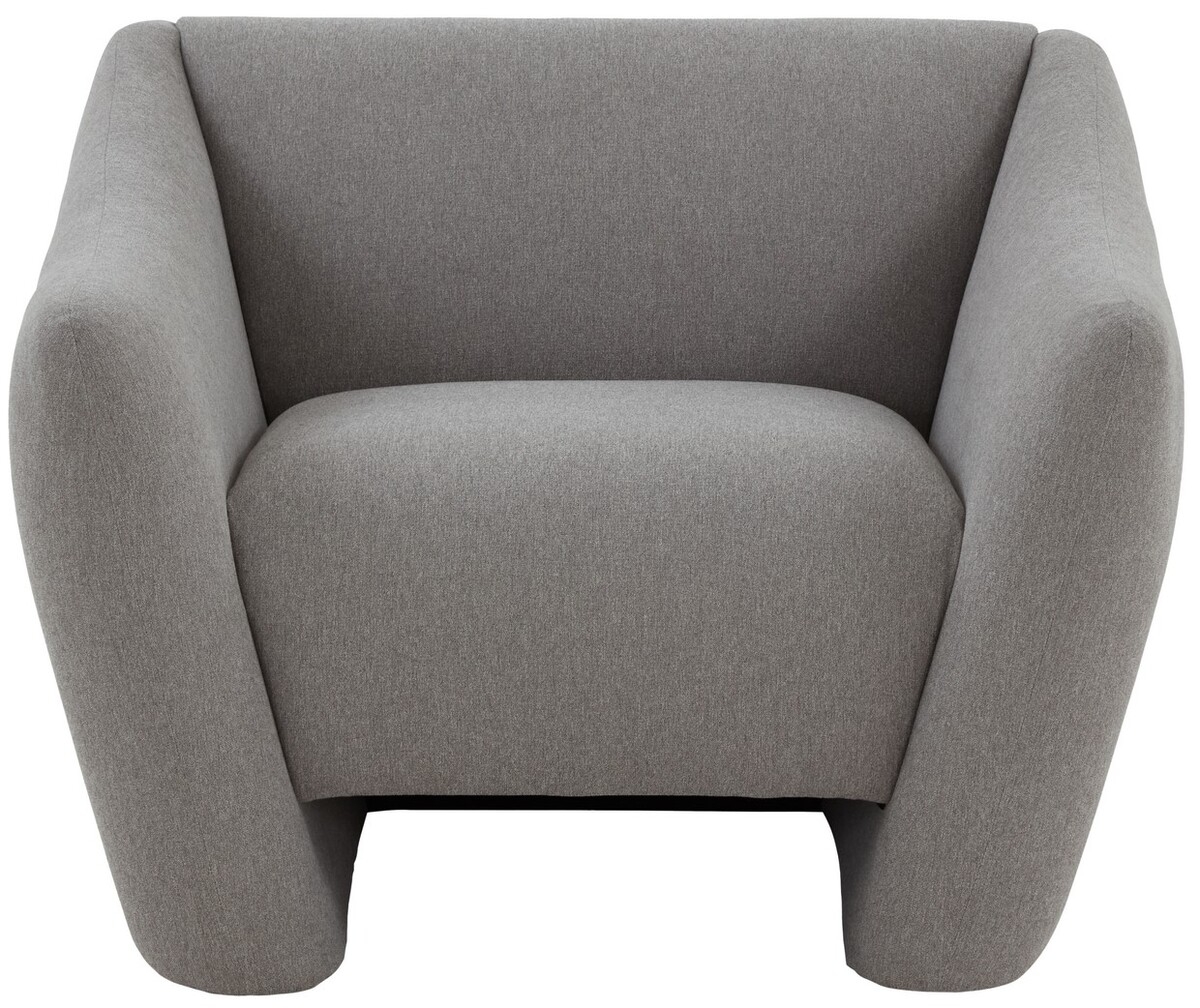 Stefanie Modern Accent Chair - Light Grey - Image 0