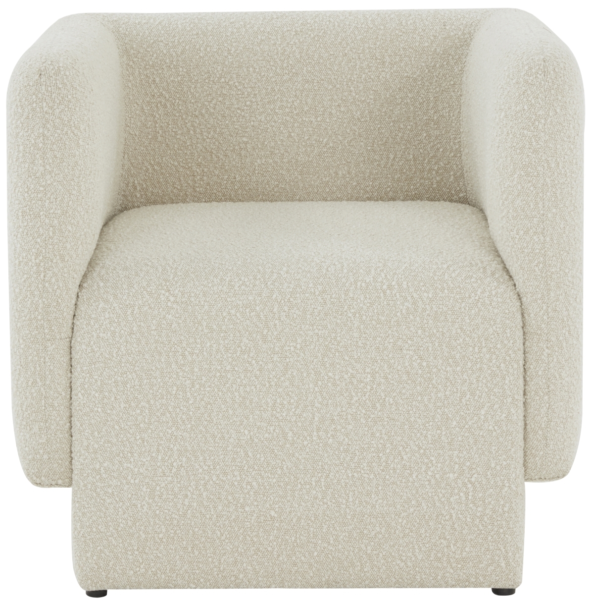 Nene Boucle Barrel Back Chair - Creme - Image 0